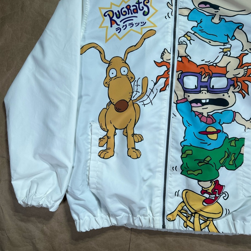 Members Only Jacket Nickelodeon Rug Rats Windbreaker Hoodie - Picture 3 of 7
